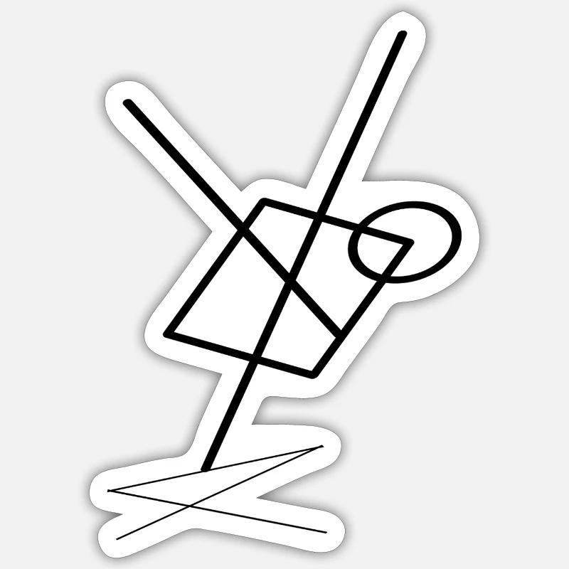 Sticker Größe S (10 x 10 cm) - 