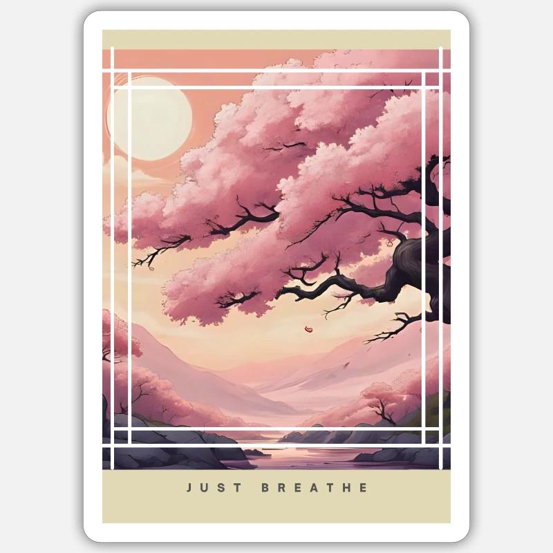 Juste - Sticker taille S (10 x 10 cm) - blanc mat