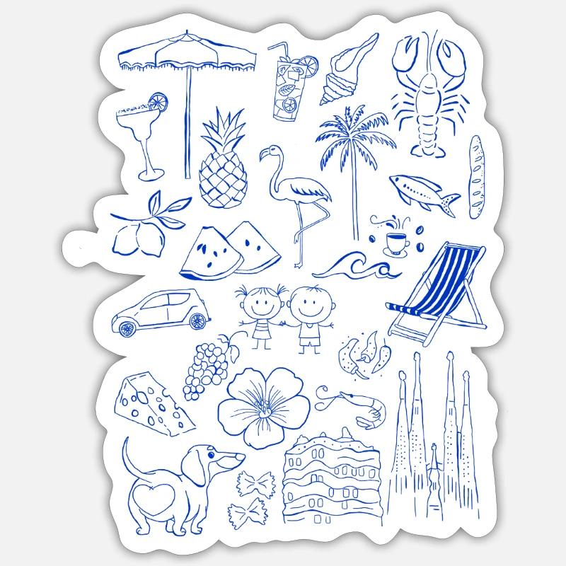 Sticker Größe S (10 x 10 cm) - 