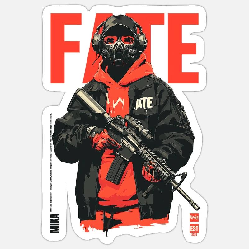 Sticker Größe S (10 x 10 cm) - 