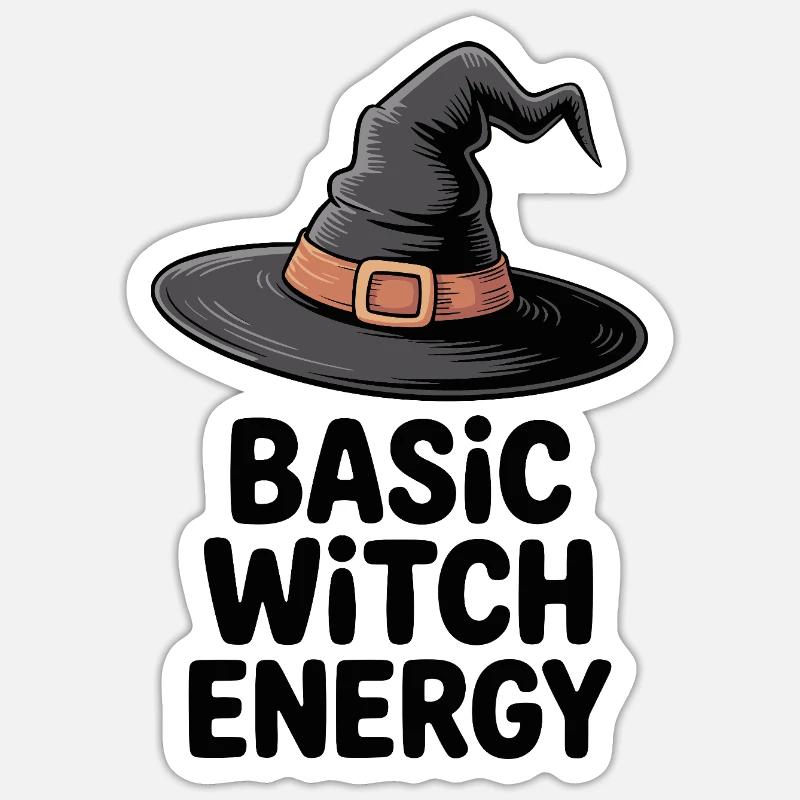 Basic Witch Energy Sticker size S (10 x 10 cm)