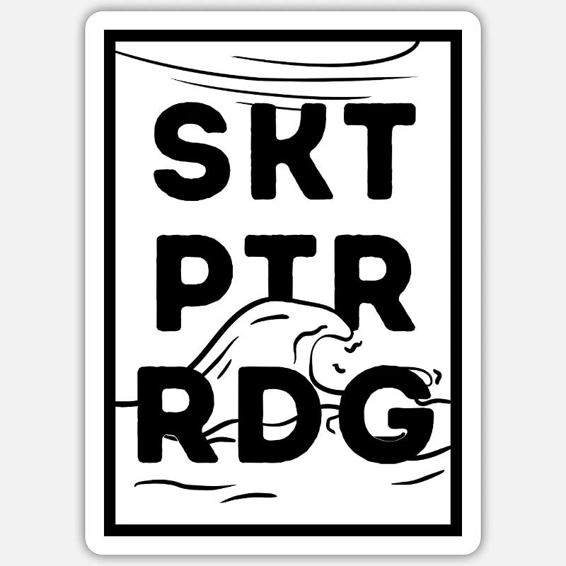 St.Peter-Ording - Sticker size S (10 x 10 cm) - white matte