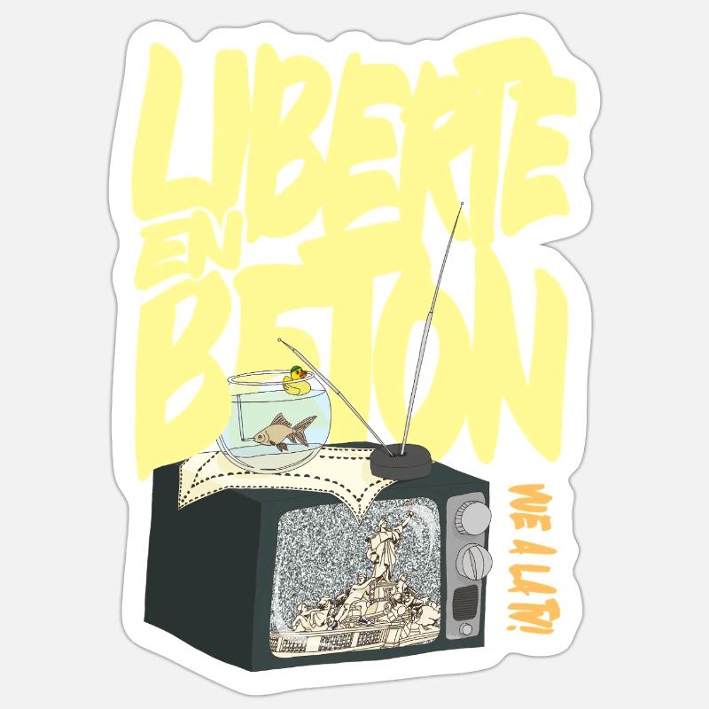 Sticker taille S (10 x 10 cm) - 
