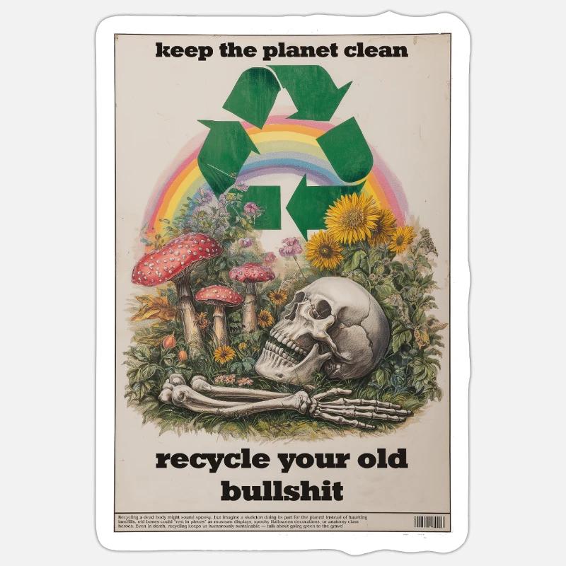 Sticker Größe S (10 x 10 cm) - 