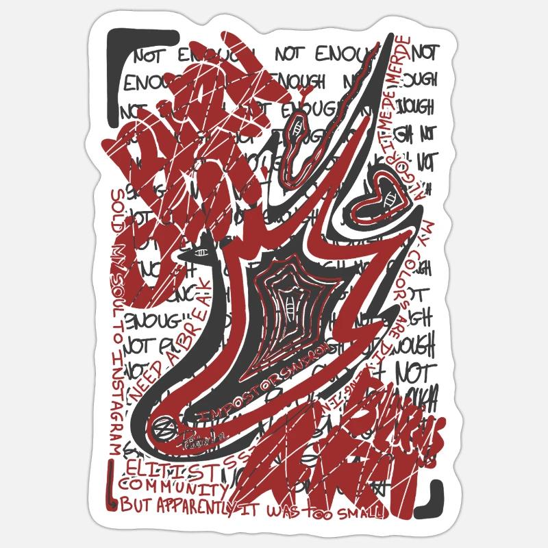 Sticker taille S (10 x 10 cm) - 