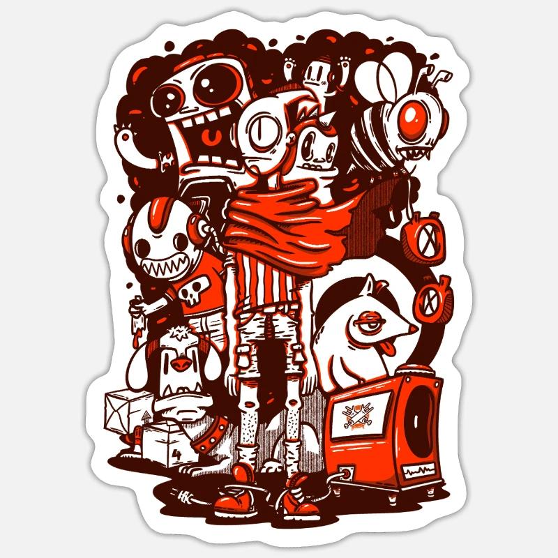 Sticker taille S (10 x 10 cm) - 