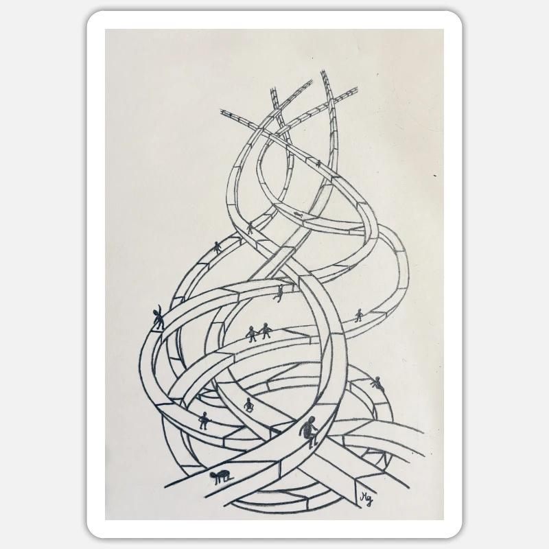 Sticker taille S (10 x 10 cm) - 