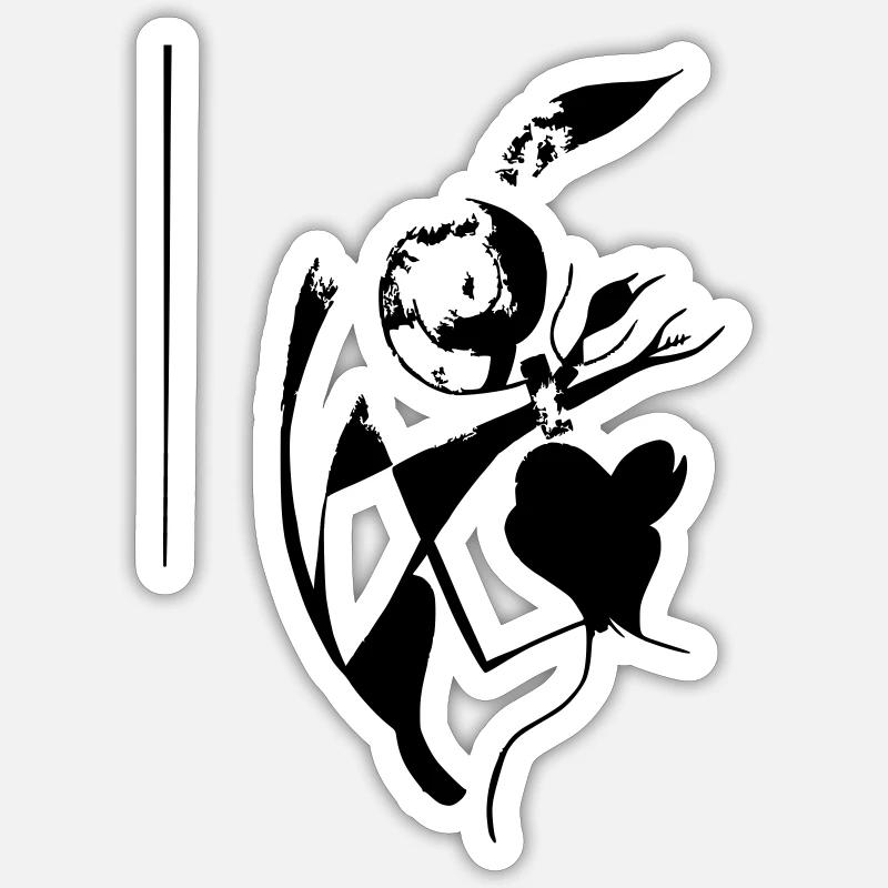 Sakura - Sticker size S (10 x 10 cm) - white matte