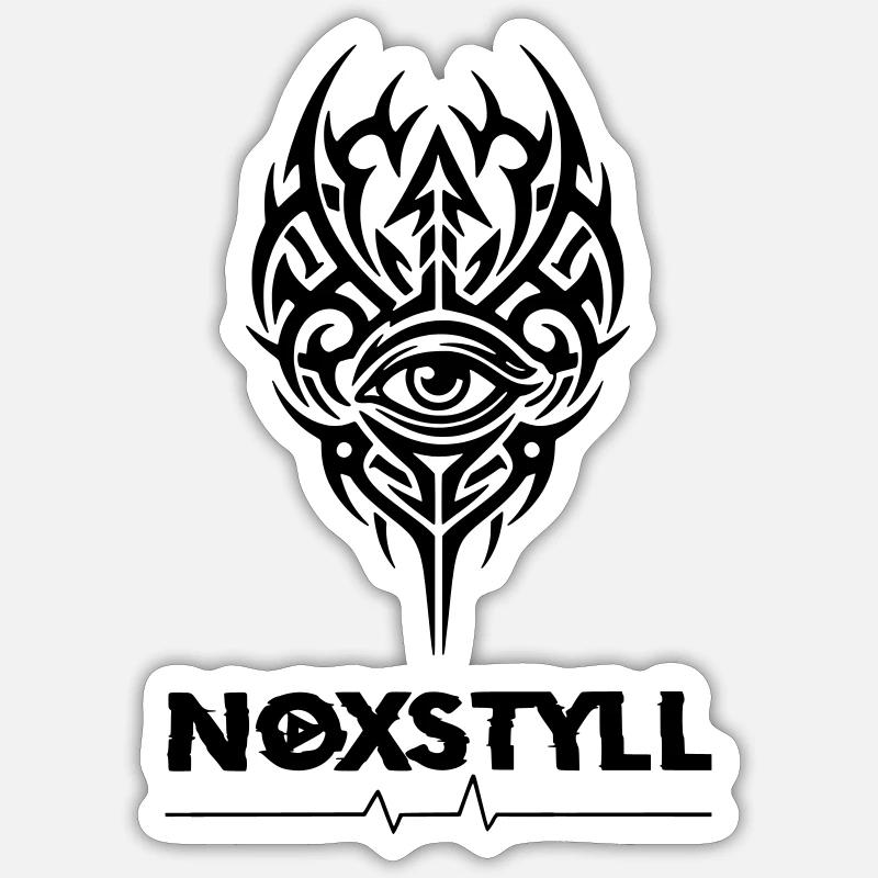 Noxstyll - Sticker size S (10 x 10 cm) - white matte