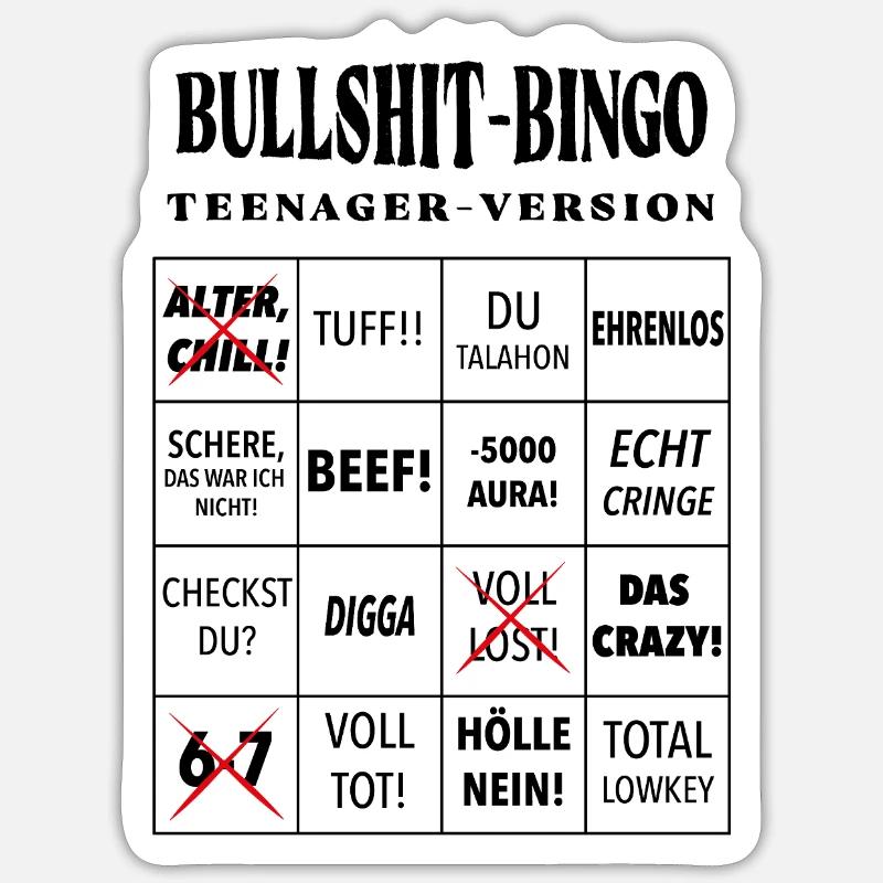 Sticker Größe S (10 x 10 cm) - 