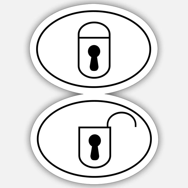 Sticker Größe S (10 x 10 cm) - 
