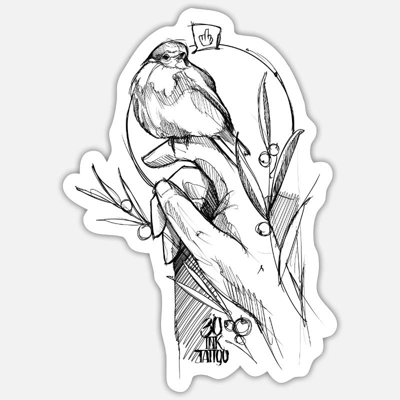 Sticker Größe S (10 x 10 cm) - 