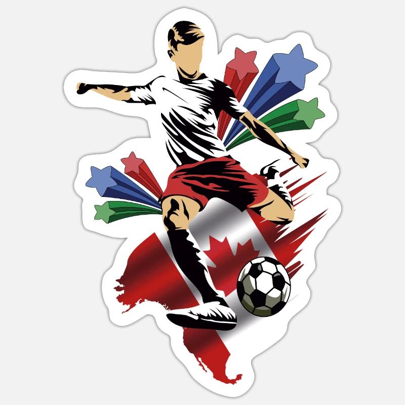 Canada - Canada - Flags - Sticker size S (10 x 10 cm) - white matte