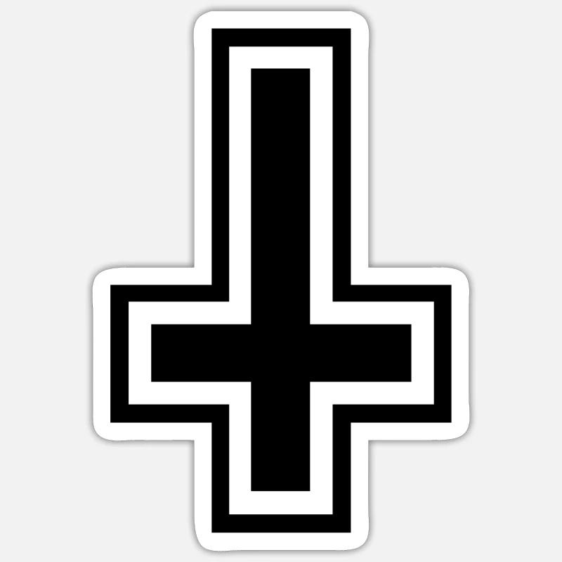 Devil icon Sticker size S (10 x 10 cm)