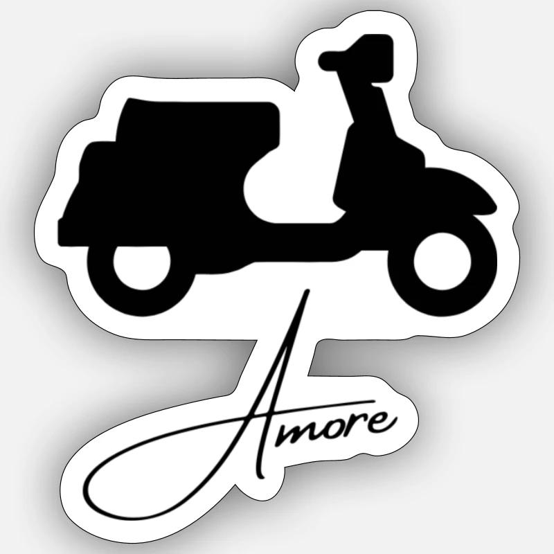 Roller Amore Sticker Größe S (10 x 10 cm)