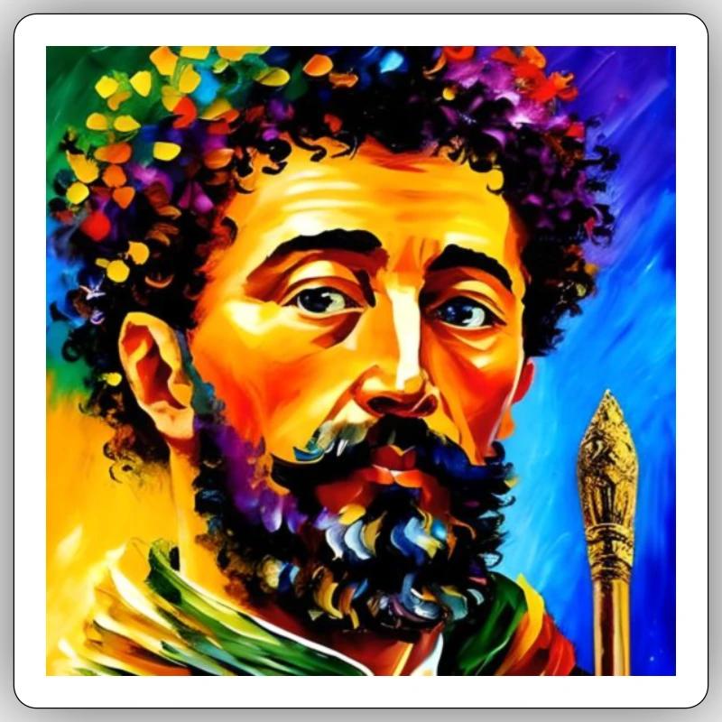Marcus Aurelius Sticker size S (10 x 10 cm)