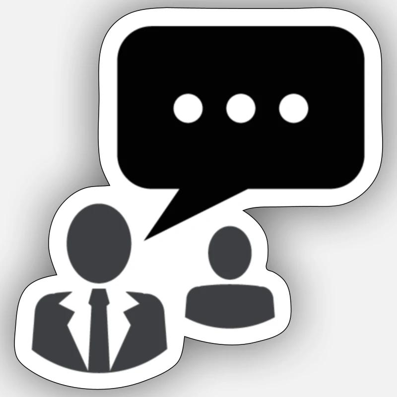 Communication communautaire Sticker taille S (10 x 10 cm)