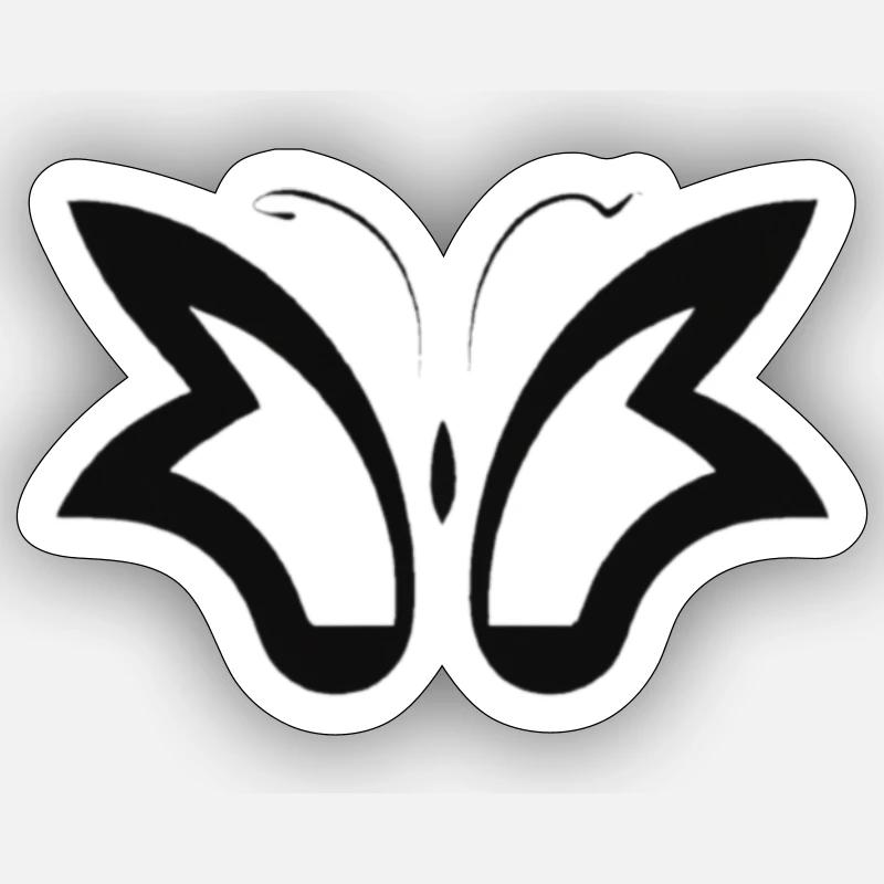 butterfly Sticker Größe S (10 x 10 cm)