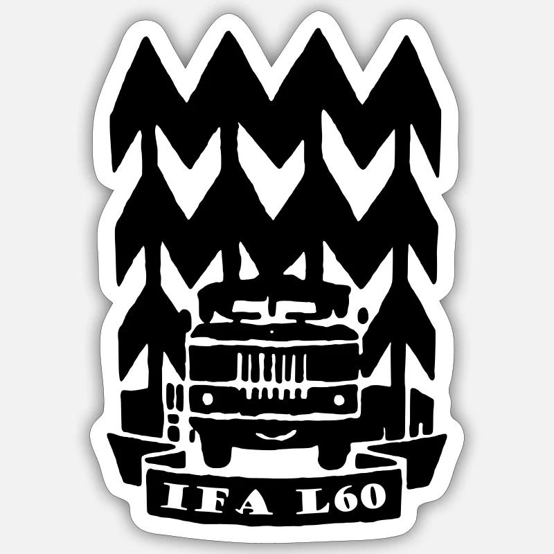 IFA L60 - Sticker Größe S (10 x 10 cm) - Mattweiß