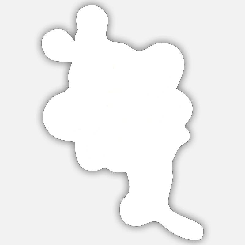 bee - Sticker size S (10 x 10 cm) - white matte