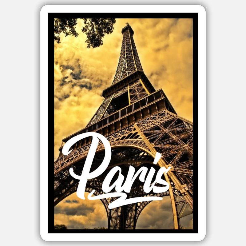 Paris - Sticker size S (10 x 10 cm) - white matte