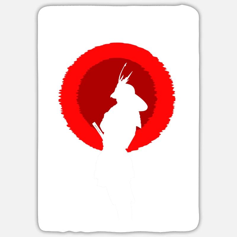 samurai - Sticker size S (10 x 10 cm) - white matte
