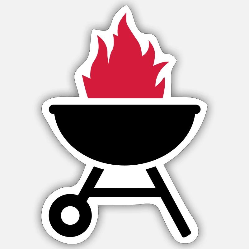 Grill Sticker taille S (10 x 10 cm)