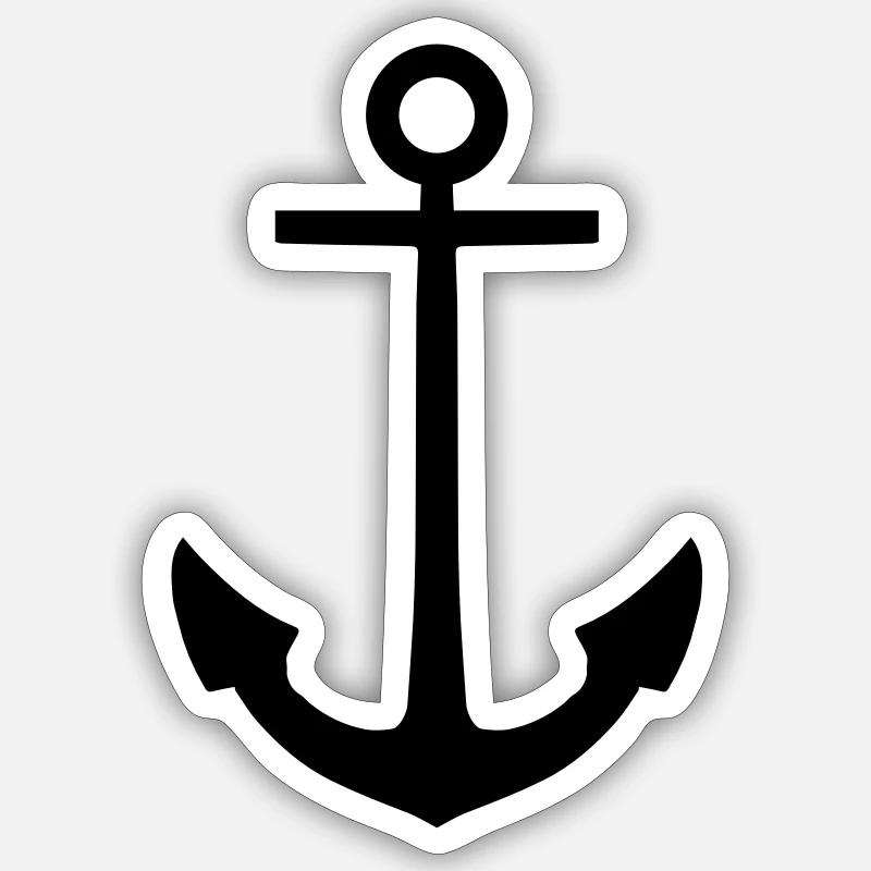 anker Sticker Größe S (10 x 10 cm)