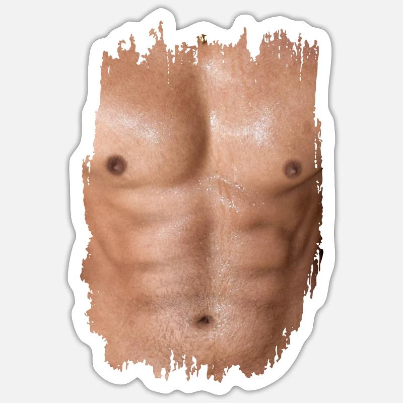Sixpack - Sticker Größe S (10 x 10 cm) - Mattweiß