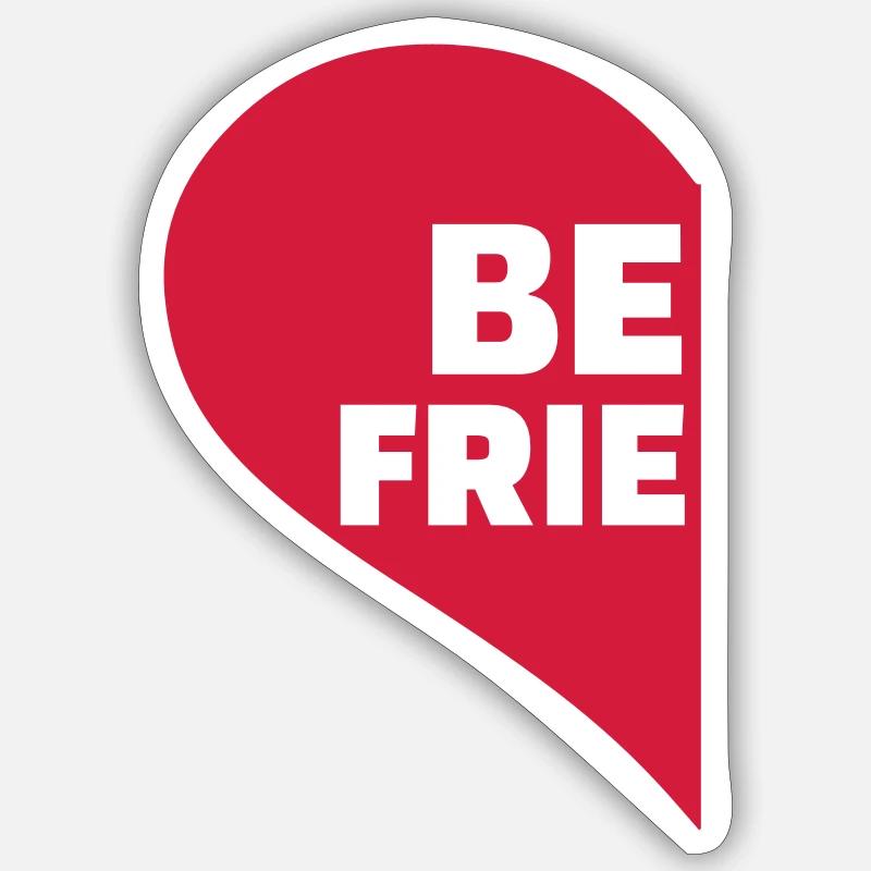 Freunde Sticker Größe S (10 x 10 cm)
