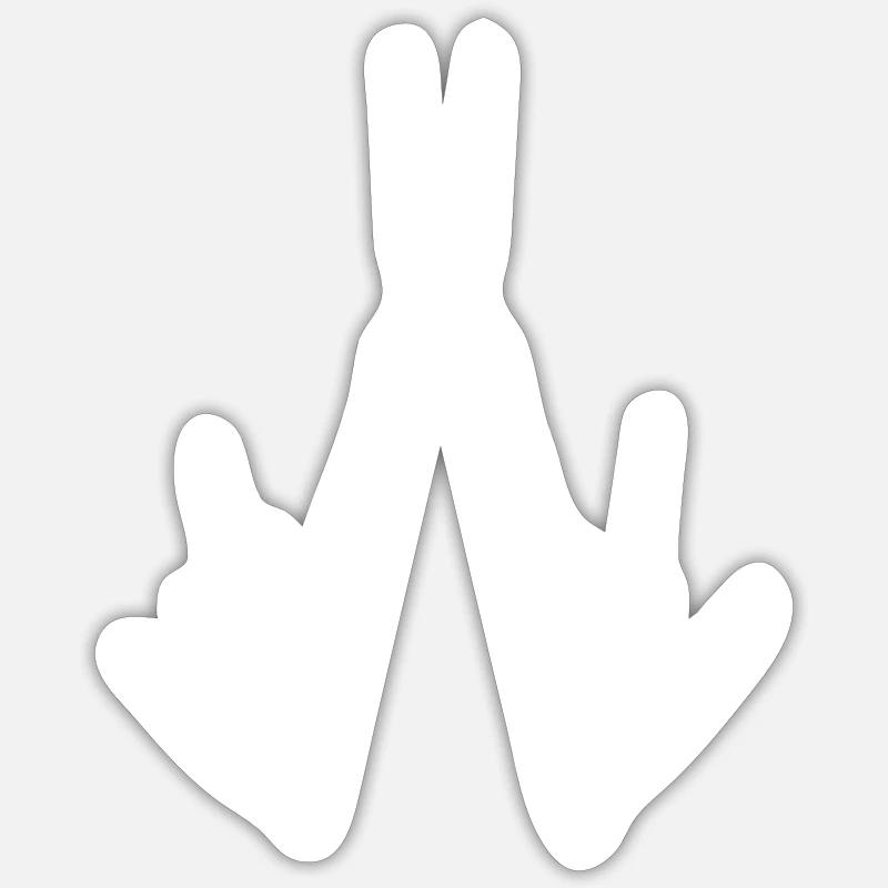 Multitool en blanc Sticker taille S (10 x 10 cm)