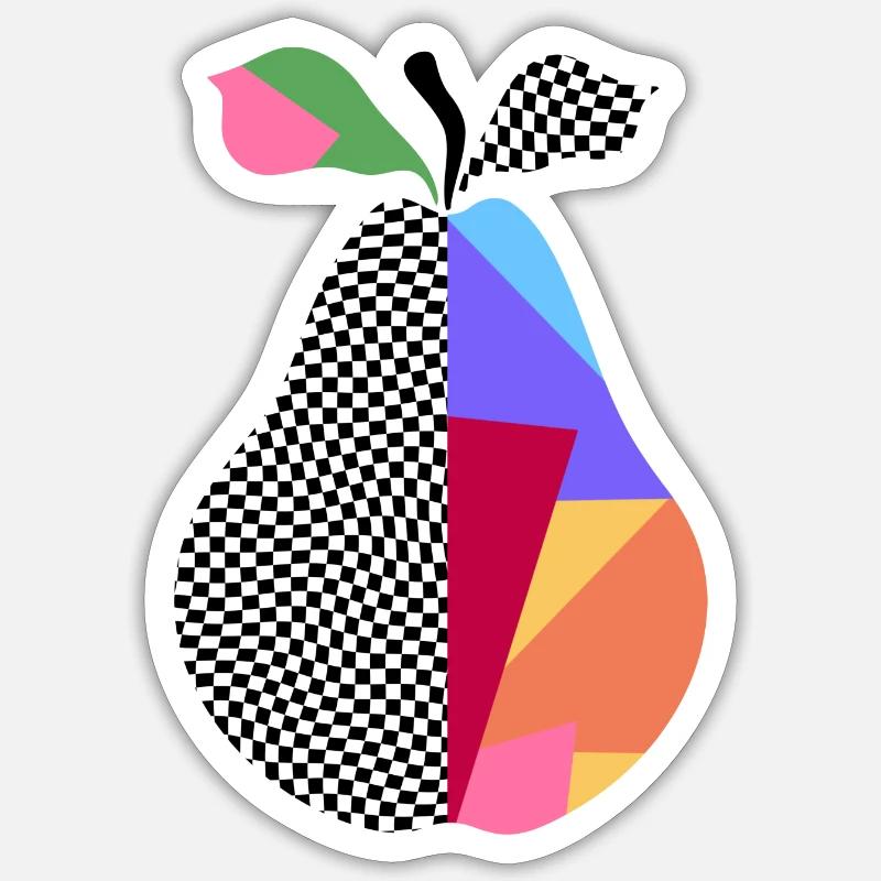 Pear Sticker size S (10 x 10 cm)