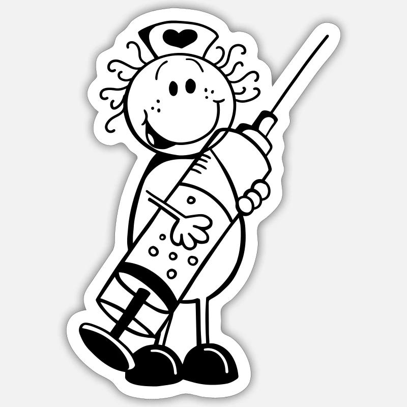 Sticker Größe S (10 x 10 cm) - 