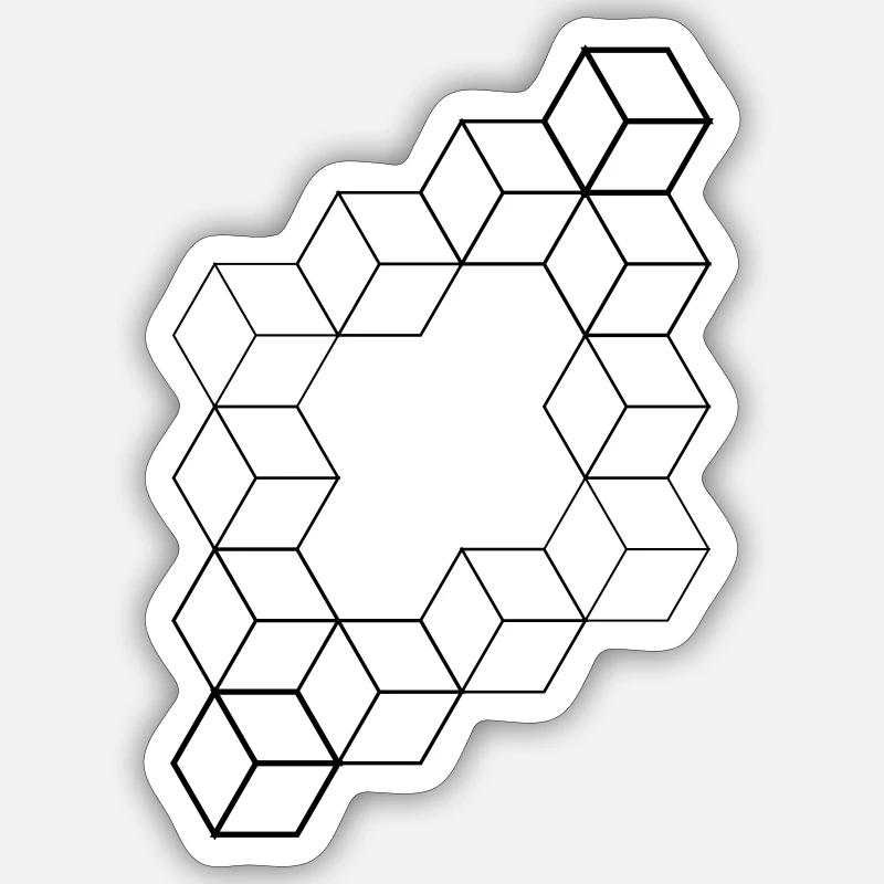 Sticker taille S (10 x 10 cm) - 