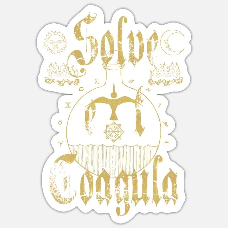 Solve et Coagula Sticker size S (10 x 10 cm)