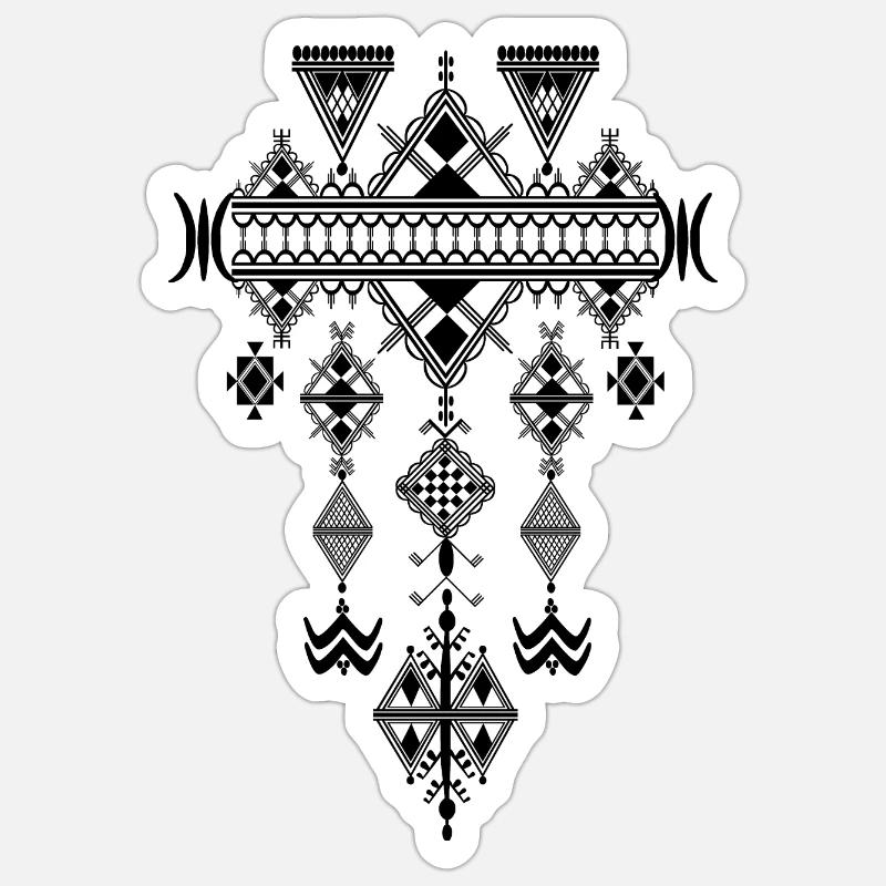Berber motif. max format Sticker size S (10 x 10 cm)