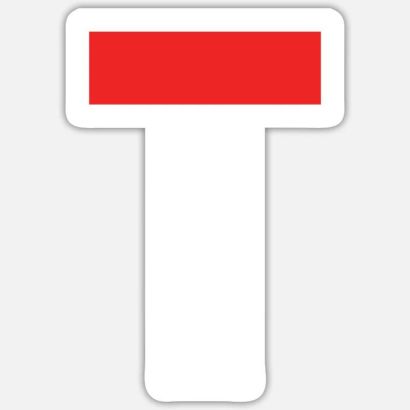 Impasse - Sticker taille S (10 x 10 cm) - blanc mat