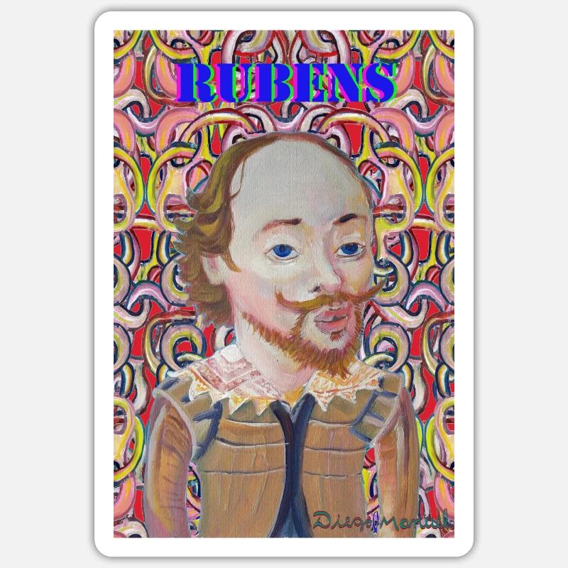 rubens 2 Sticker size S (10 x 10 cm)