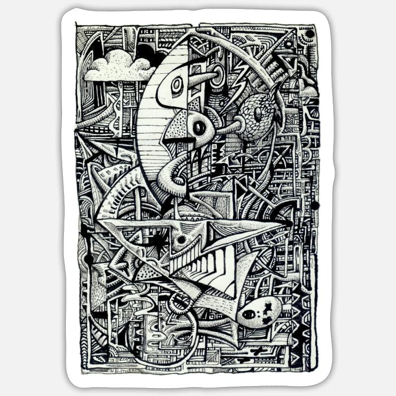 Sticker taille S (10 x 10 cm) - 