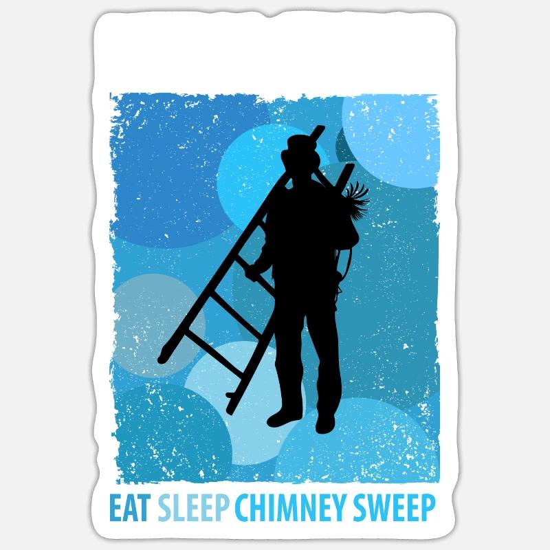 Chimney Sweep Chimney Sweep - Sticker size S (10 x 10 cm) - white matte