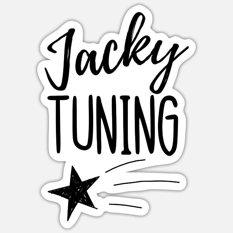 jacky tuning Sticker taille S (10 x 10 cm)