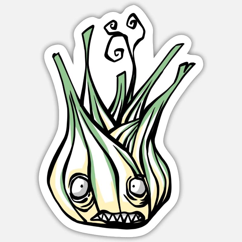 Fennel vegetable Sticker size S (10 x 10 cm)