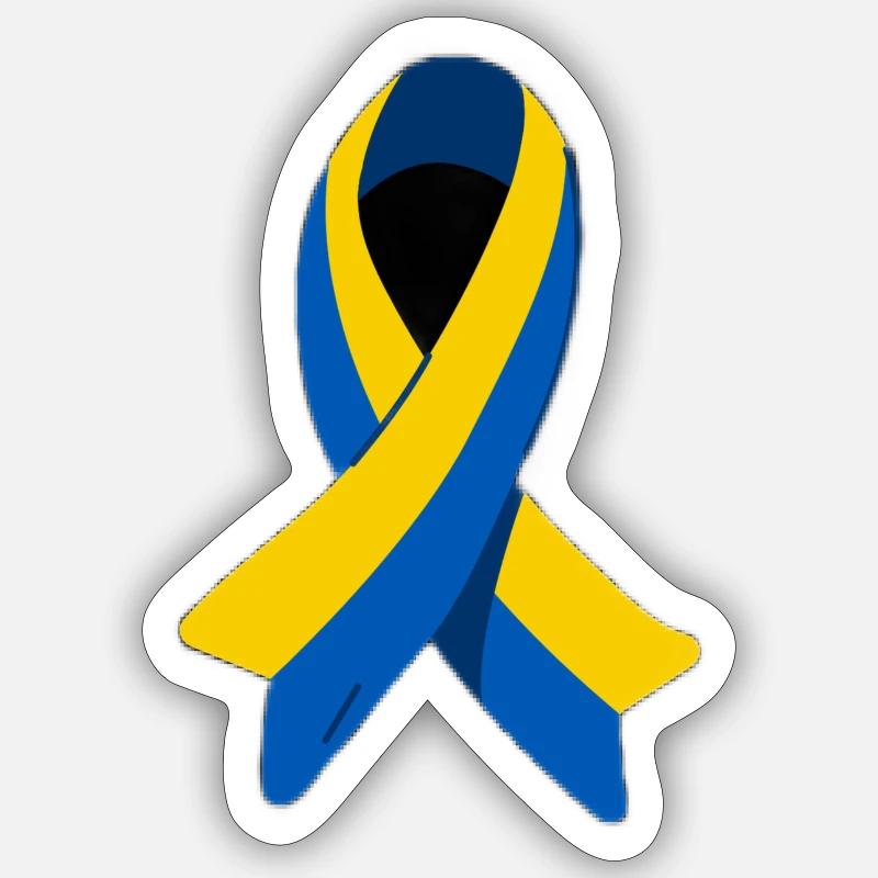 Ukraine Sticker Größe S (10 x 10 cm)