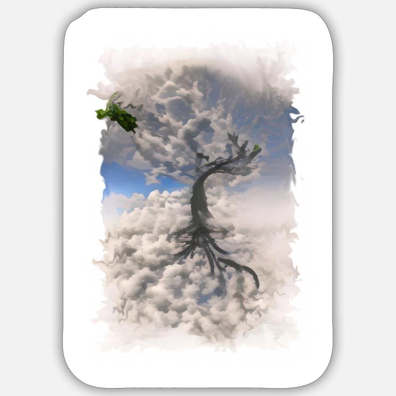 tree2 Sticker Größe S (10 x 10 cm)