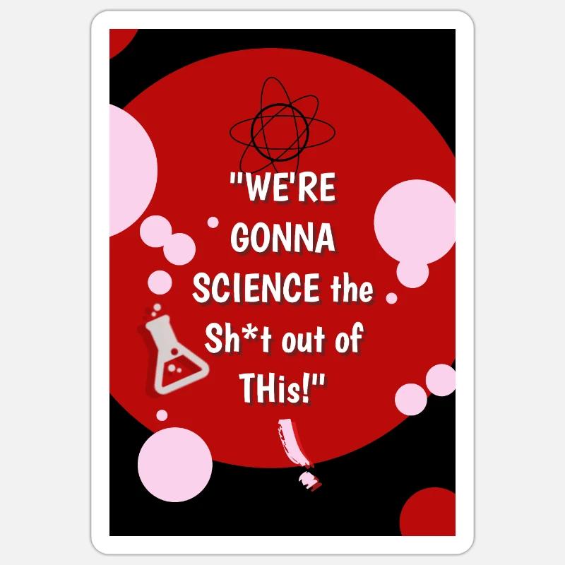 WIR WERDEN DEN DARAUS MACHEN! - Sticker Größe S (10 x 10 cm) - Mattweiß