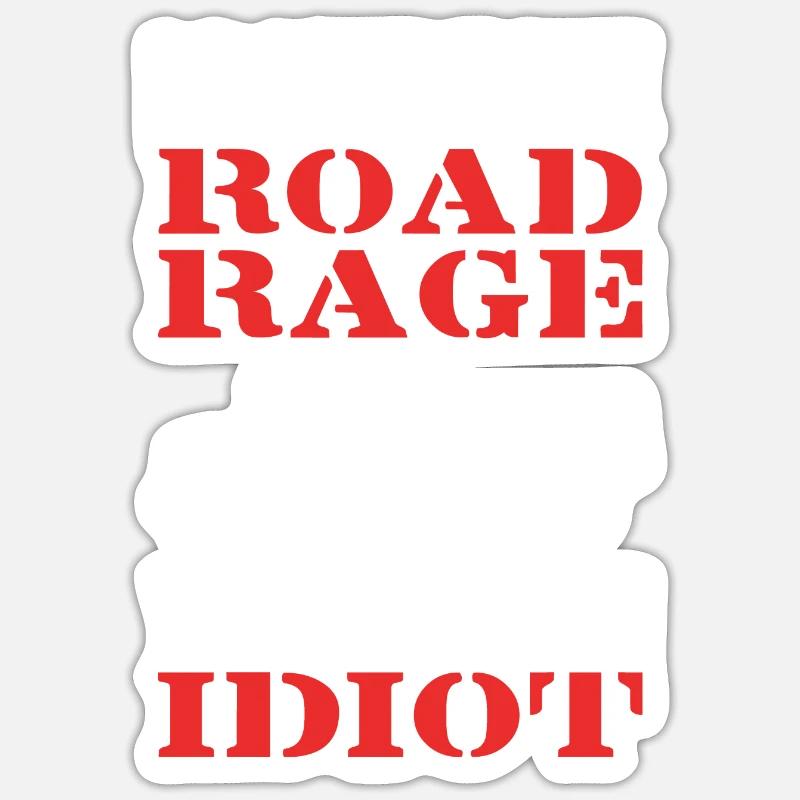 Just an idiot logistician poison - Sticker size S (10 x 10 cm) - white matte