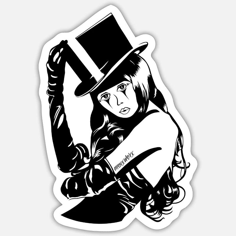 EmoGothQueen Sticker Größe S (10 x 10 cm)