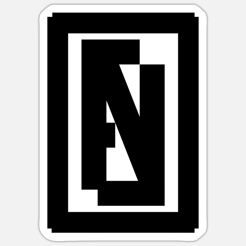 Name logo <> Leon Sticker size S (10 x 10 cm)