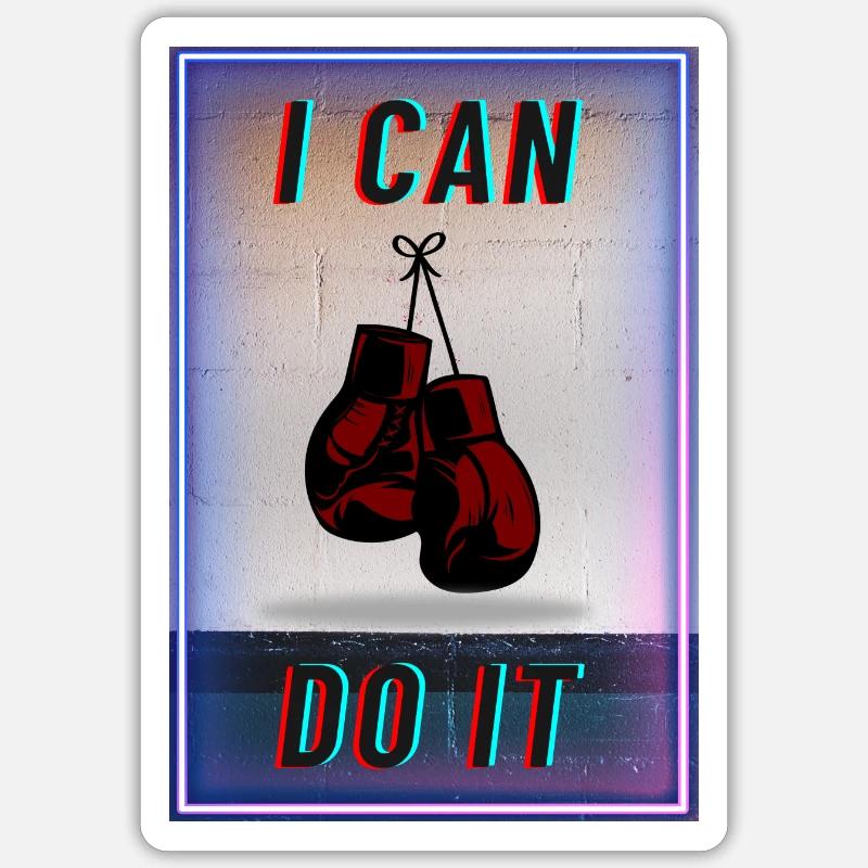 I CAN DO IT Sticker Größe S (10 x 10 cm)