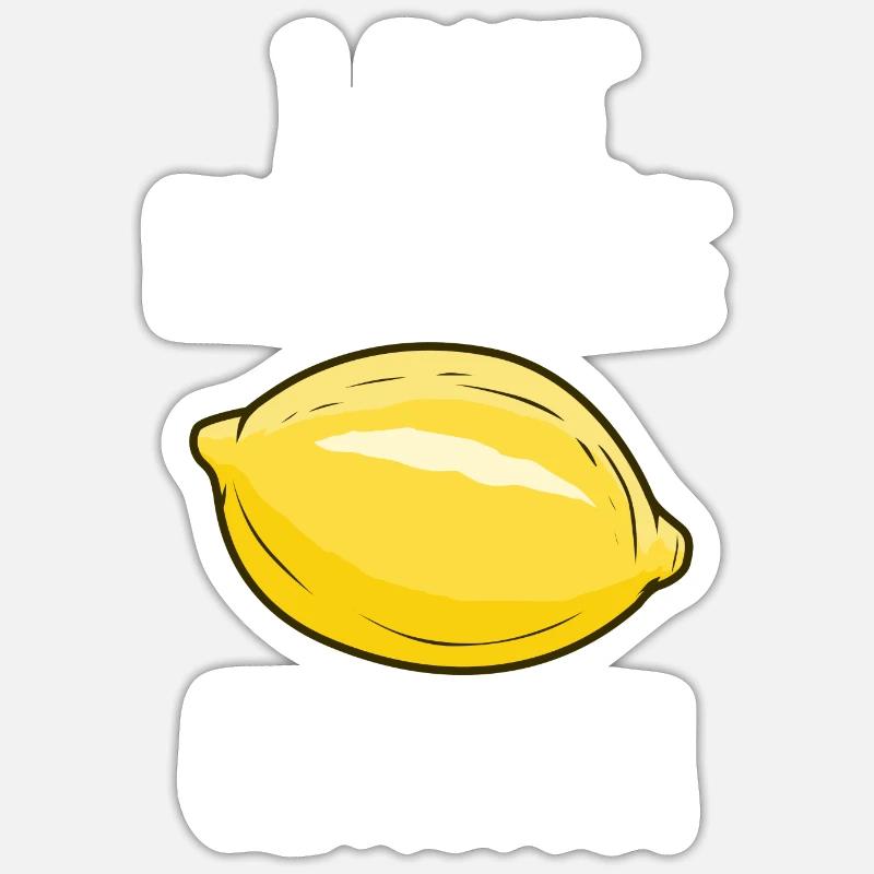 Zitrusfrüchte Sommerlimonade Vitamine Sticker Größe S (10 x 10 cm)